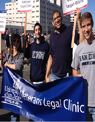 Students from the Veterans Clinic